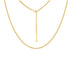 Gold Classic Rolo Chain Necklace